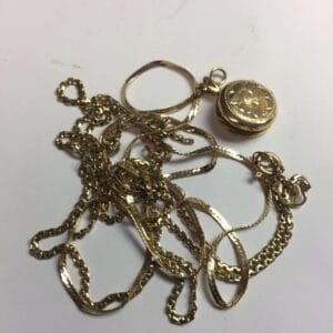 Tangled 10k Gold Necklaces