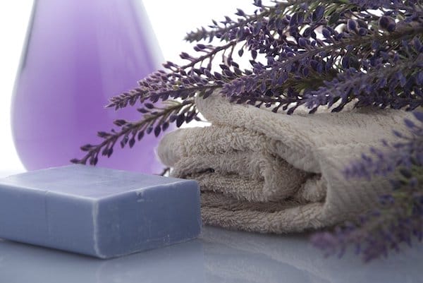 Lavender Purple Soap Towel