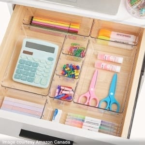 Junk Drawer Syndrome Clear Organizers