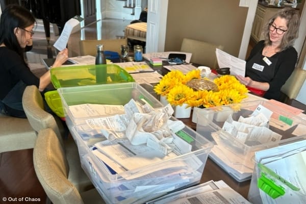 Sorting Paperwork